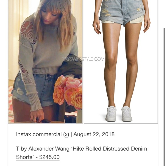 Alexander Wang shorts size 24 ASO Taylor swift - Picture 3 of 6
